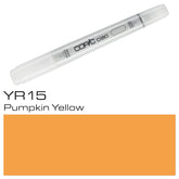 -Copic Ciao Marker in Pumpkin Yellow is perfect for adding vibrant color to your artwork. With its alcohol-based ink and versatile brush and chisel tips, it allows for smooth and precise application. Enhance your creations with the long-lasting, fade-resistant formula of Copic markers.